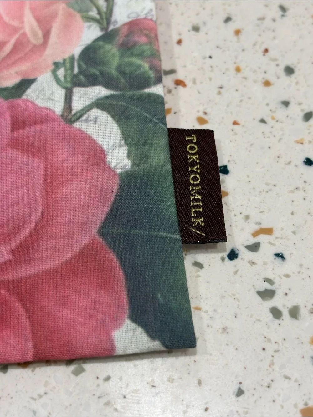 Tokyomilk Floral Skull Cosmetic‎ Bag Pink Roses
